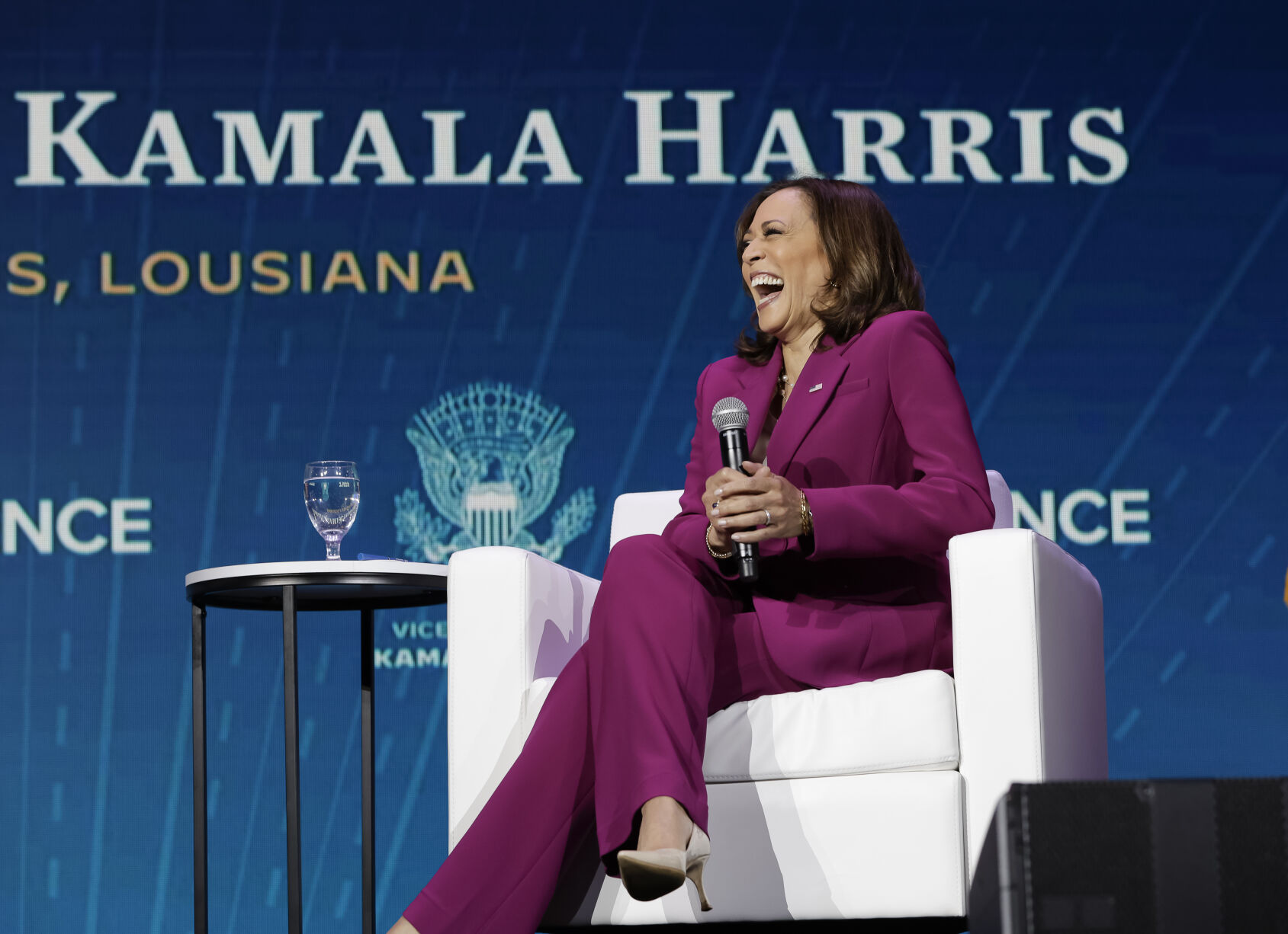 Kamala Harris at 2022 Essence Festival